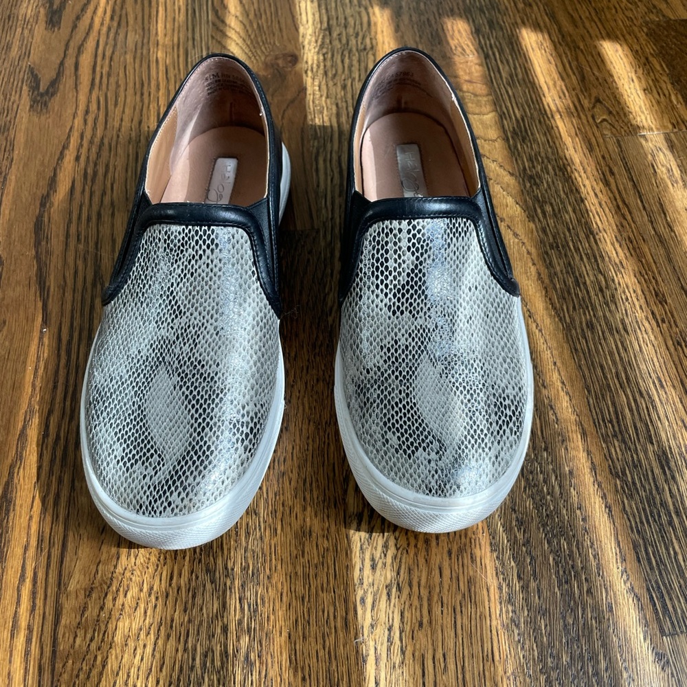Women’s Halogen snake skin slip on sneakers